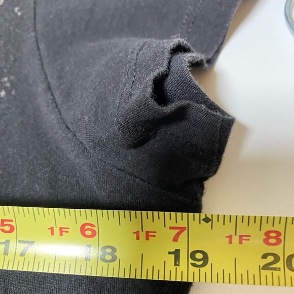 HARLEY DAVIDSON PALM SPRINGS BLACK TEE - M? PLEASE CHECK MEASUREMENTS 4 SIZE - Picture 4 of 6